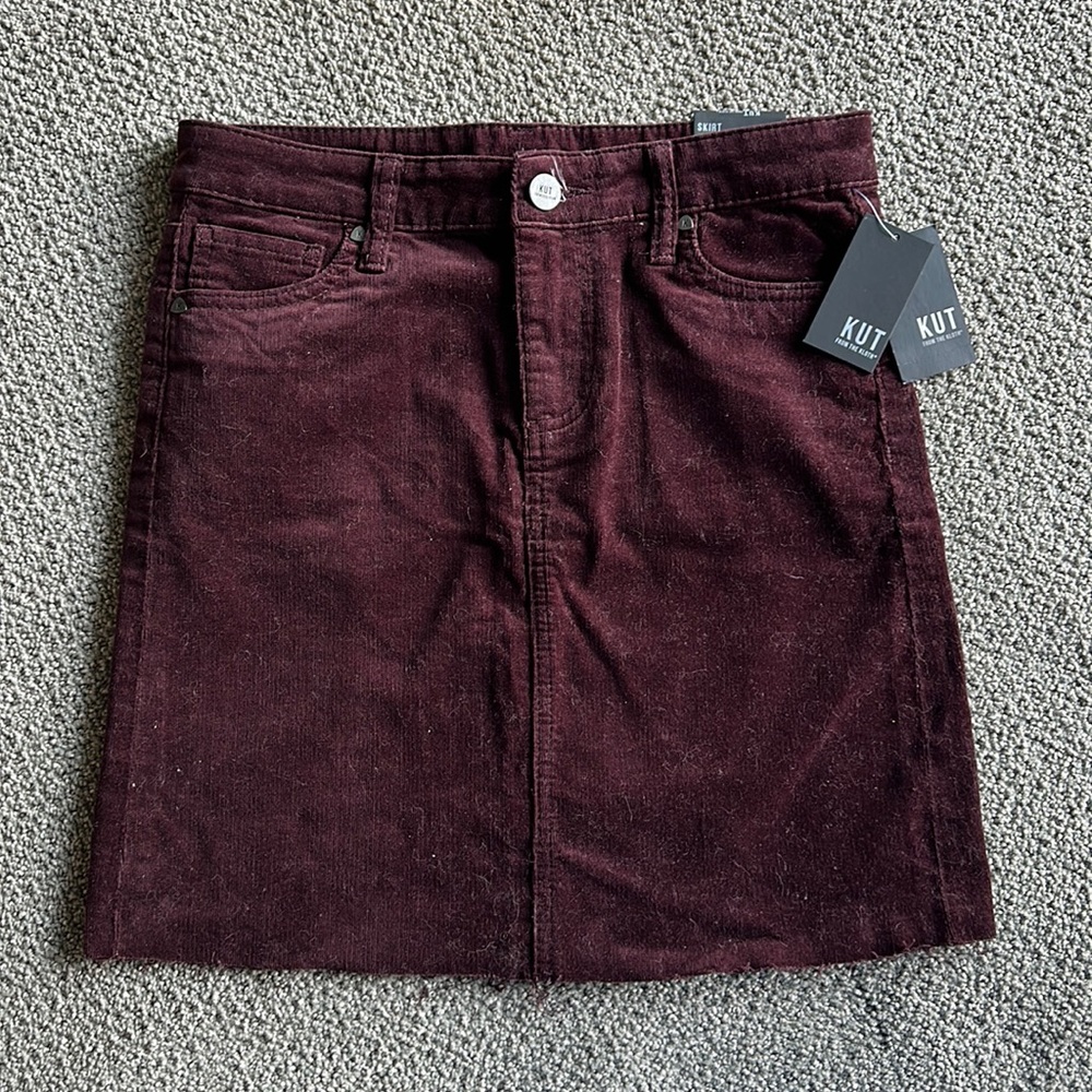 KUT from the kloth Velvet Skirt